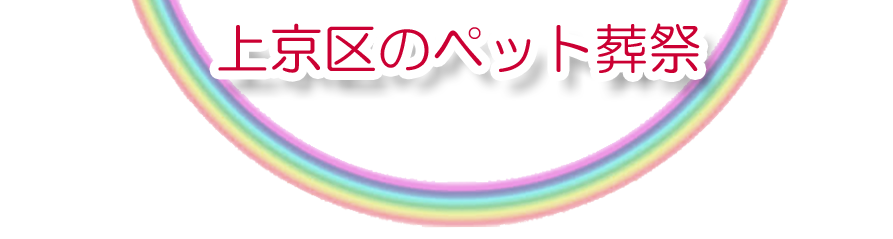 上京区エリアでのペット火葬をご紹介します。